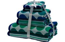 Colour Match 6 Piece Towel Bale Set - Spots and Stripes